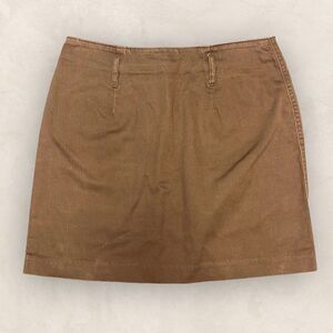 Express Brown Denim Mini Skirt Size 3/4